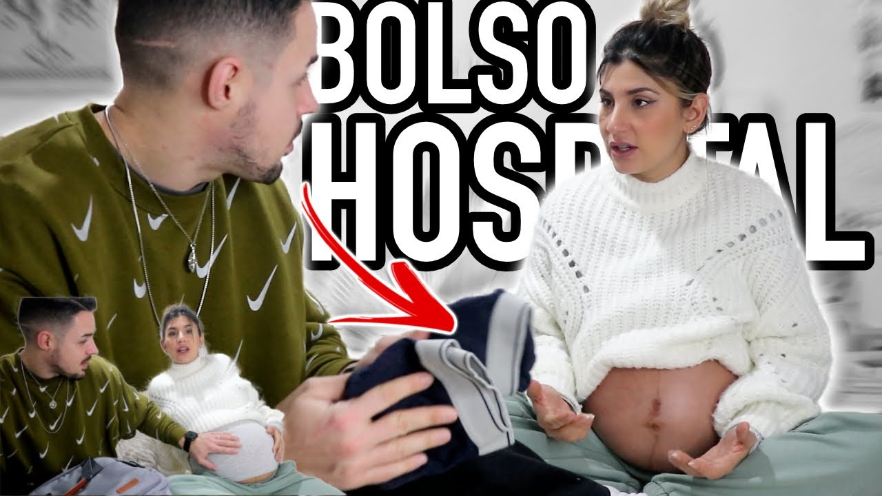 MALETA HOSPITAL de un PADRE 👶🏻 que meto en el BOLSO para el PARTO ?? 😅