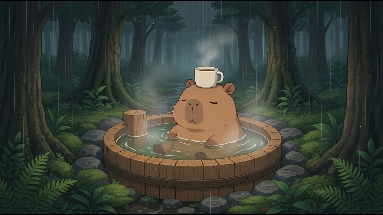 Calm Rain Lofi 🌧️ Deep Focus & Relax | Take a Deep Breath