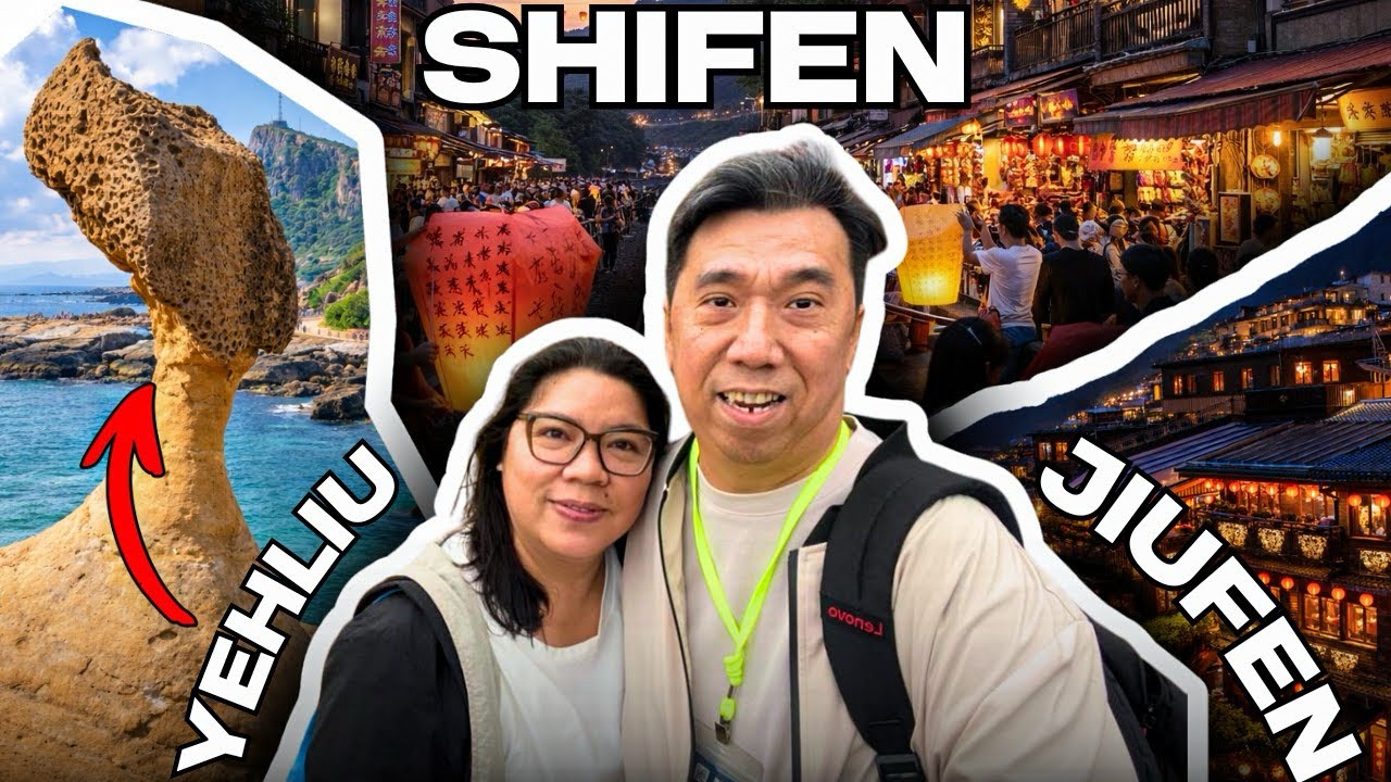 Group Tour | Day Tour at Yehliu Geopark, Shifen Old Street | Sky Lantern | Jiufen Old Street 