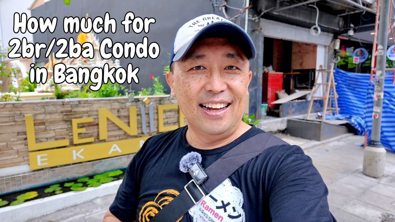 Bangkok Expat Housing Tour 🇹🇭  2-Bedroom Condo in Ekkamai, Bangkok Condominium 