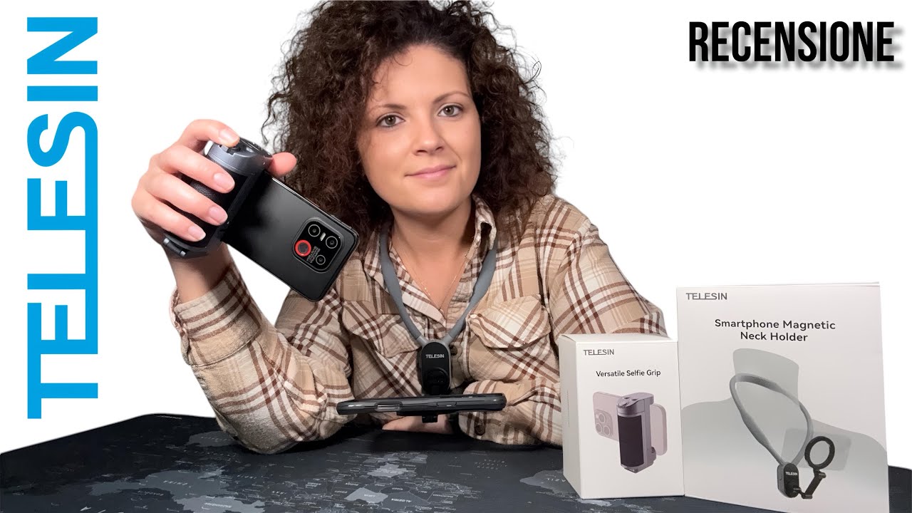 TELESIN Phone Neck Mount / Phone Handle - Supporti Smartphone per Foto e Video (Recensione)
