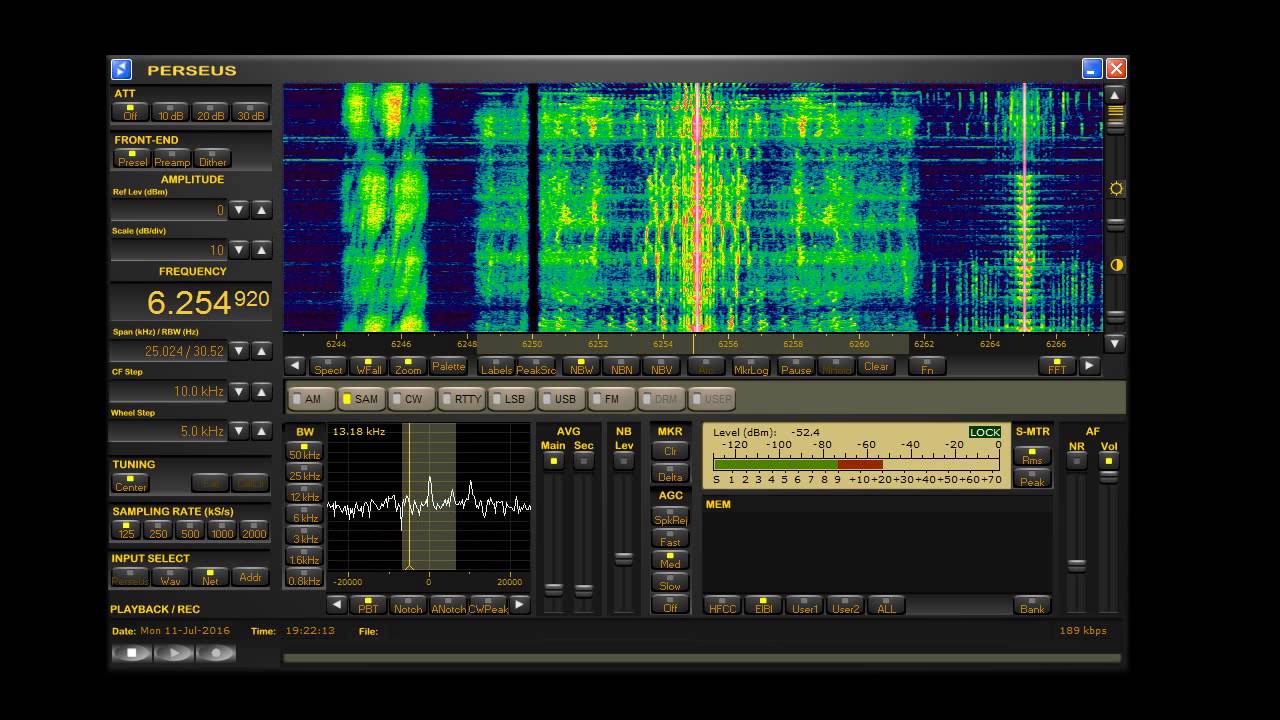 Zender Akenzo 6255 kHz AM 2016-07-11 1914z