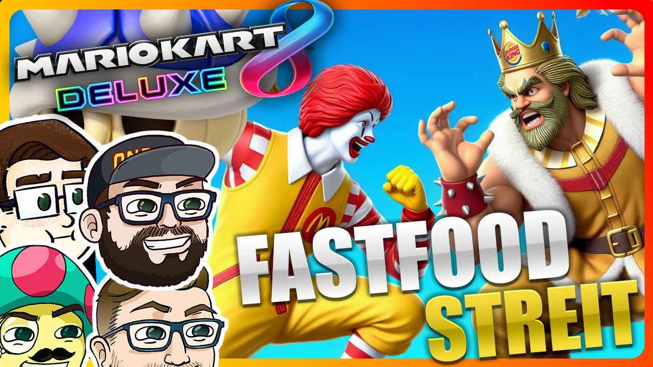 Experten STREITEN über FAST FOOD - ft. MythosOfPlaying & myFlashware - Mario Kart 8 Deluxe