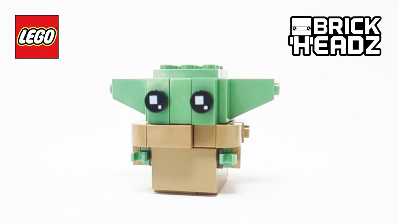 Building LEGO Baby Yoda - BrickHeadz - Star Wars-The Mandalorian & The Child Set 75317