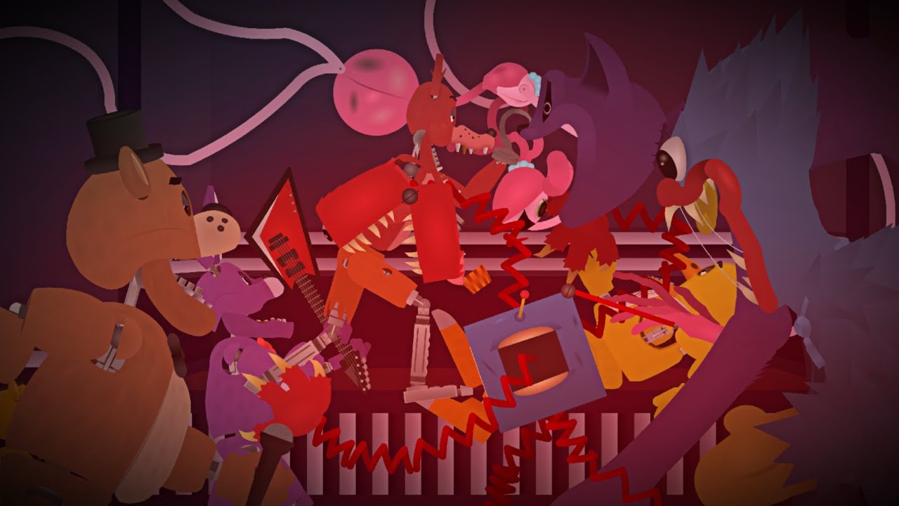FNAF vs Poppy Playtime || Stick Nodes animation