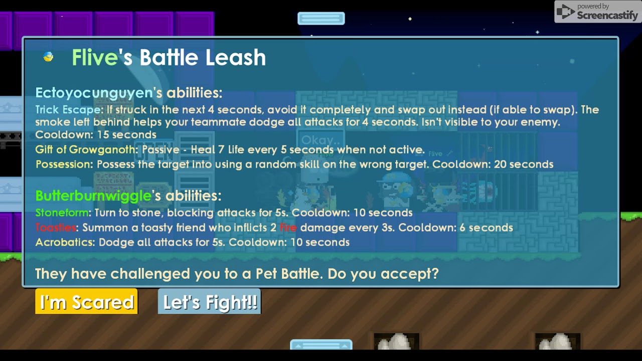 Growtopia - How to defeat a Earth or Water type Pet Trainer for Daily Challenge