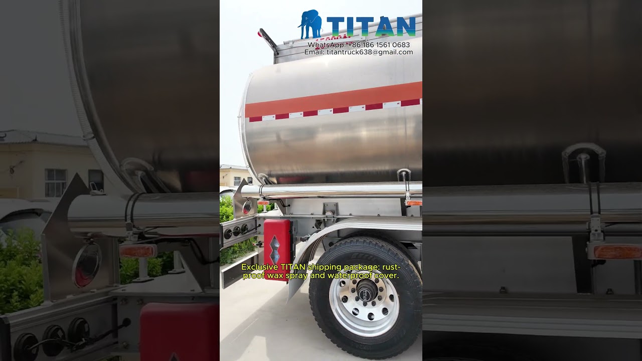 🔥 Brand New Aluminum Fuel Tanker Semi Trailer | Only $23,000 | TITAN Trailers 🚛💨