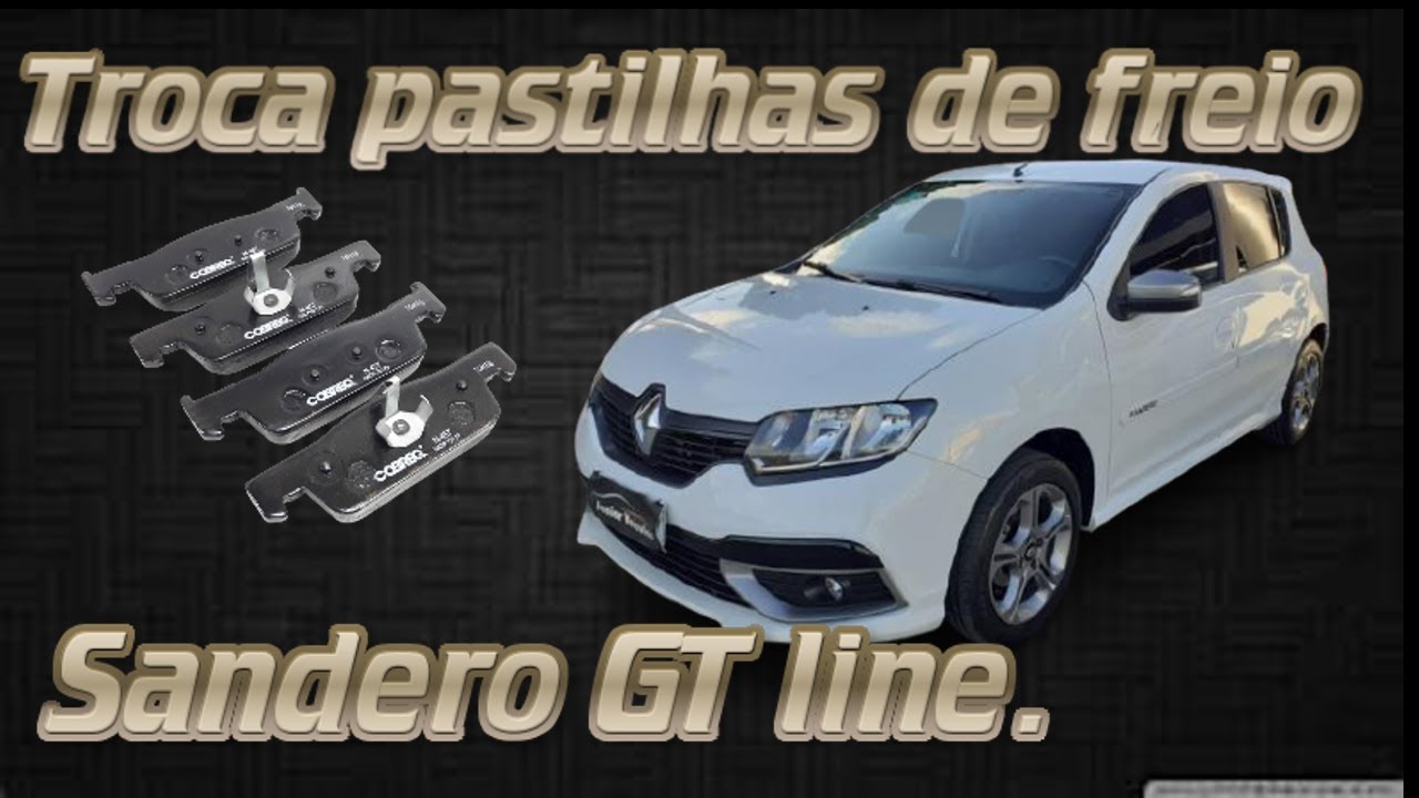 Como trocar pastilhas de freio do sandero gt line | Passo a passo.