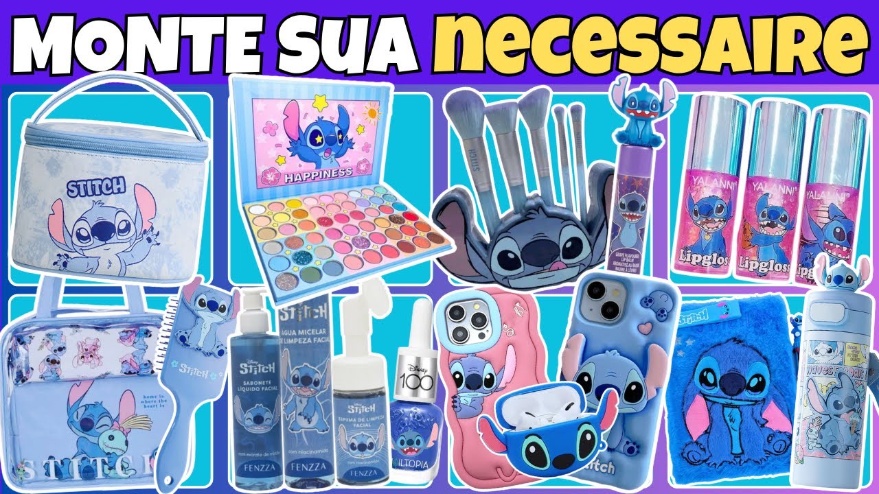 👛💙 MONTE SUA NECESSAIRE DO STITCH! | Jogo das Escolhas ✨ Monte Seu Kit Perfeito!