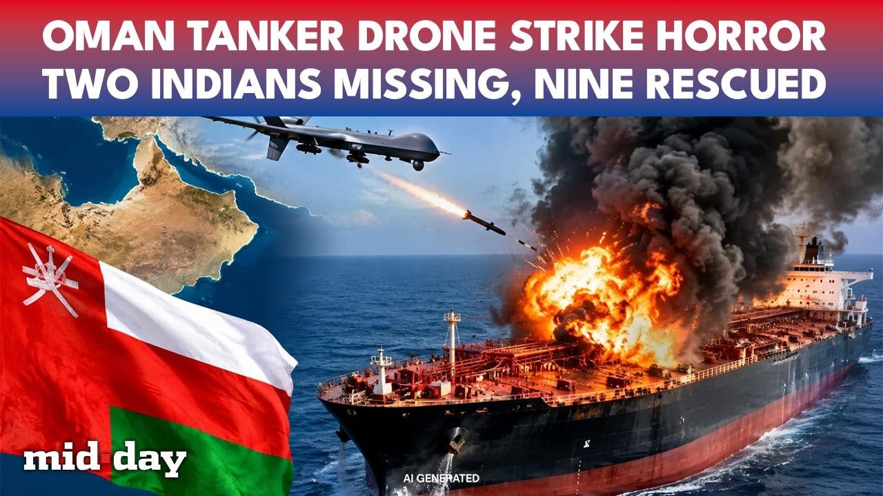 Oman Tanker Drone STRIKE: 2 Indian Sailors MISSING, 9 Rescued As Sonowal Vows All-Out Rescue