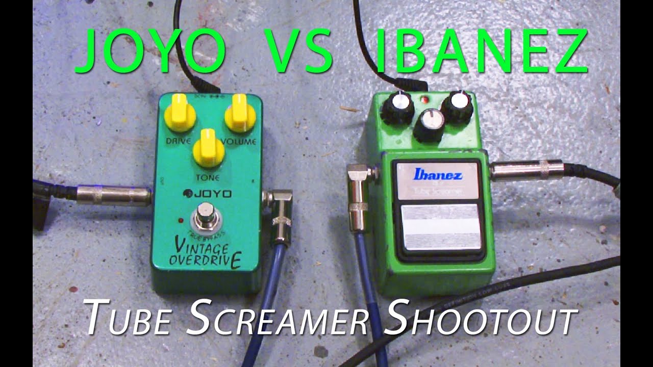 Joyo VS Ibanez Tube Screamer Shootout