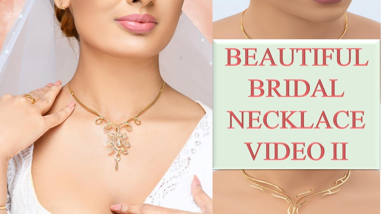 Wedding Bridal Necklace | Gold Sri Lanka | New Necklace 2022 | Simple Patterns | Elegant Designs