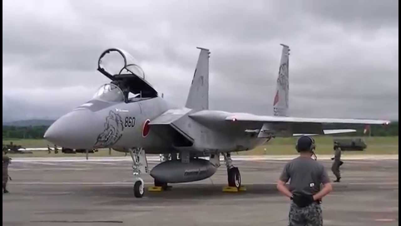 2015千歳航空祭　F -15　　エンジン始動　タキシング開始