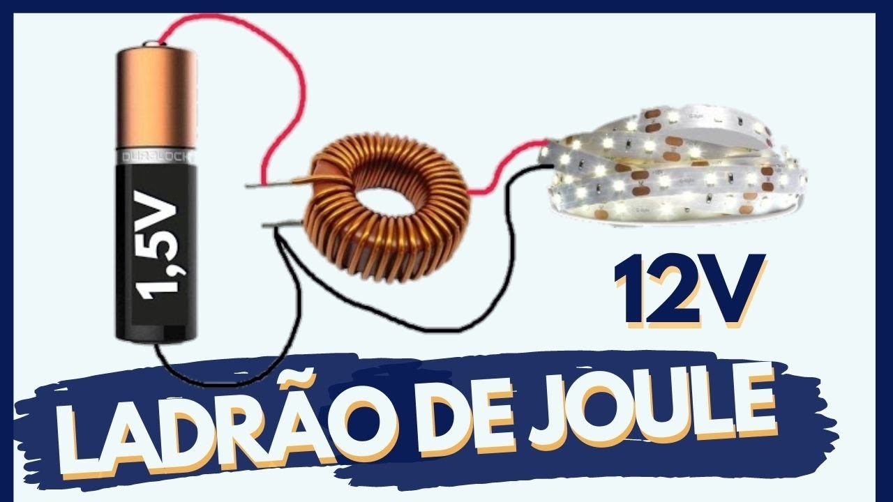 Como fazer circuito ladrão de Joule