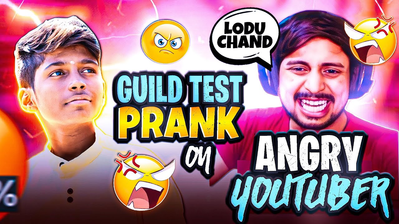 GUILD TEST PRANK ON ANGRY YOUTUBER🤯😂 PRANK GONE WRONG😳🤬 
