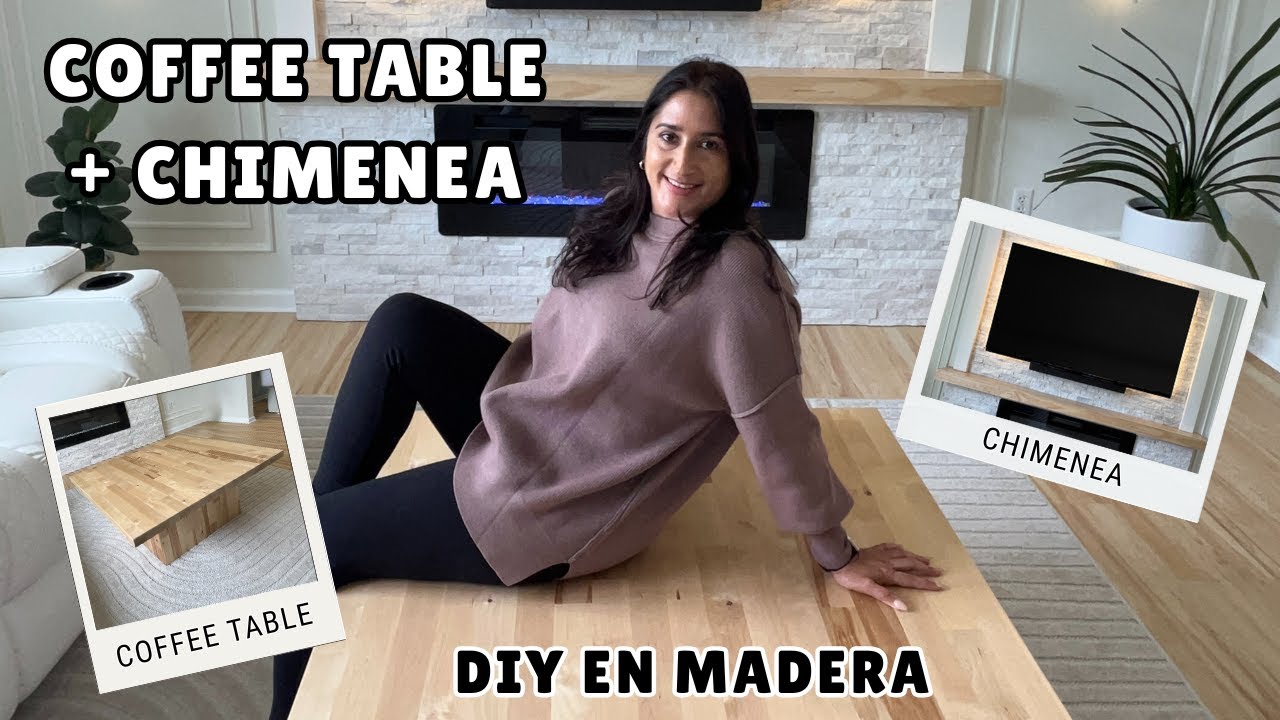 DIY en Madera: COFFEE TABLE + CHIMENEA.