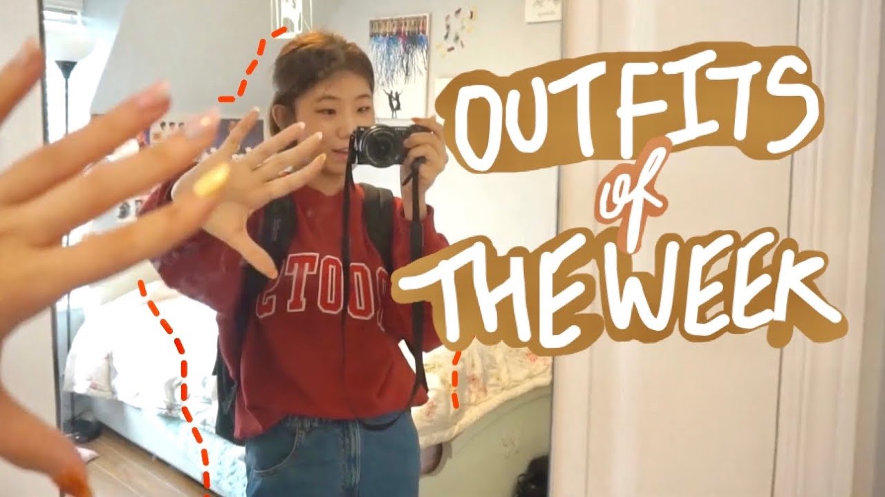 what i wear to school (first week of junior year)🧣