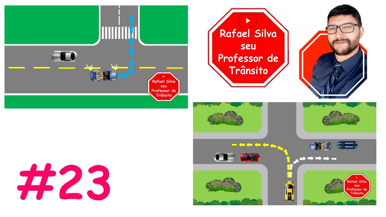 TRANSITAR NA CONTRAMÃO E CONVERSÕES A ESQUERDA - CURSO DE PRIMEIRA HABILITAÇÃO - #23