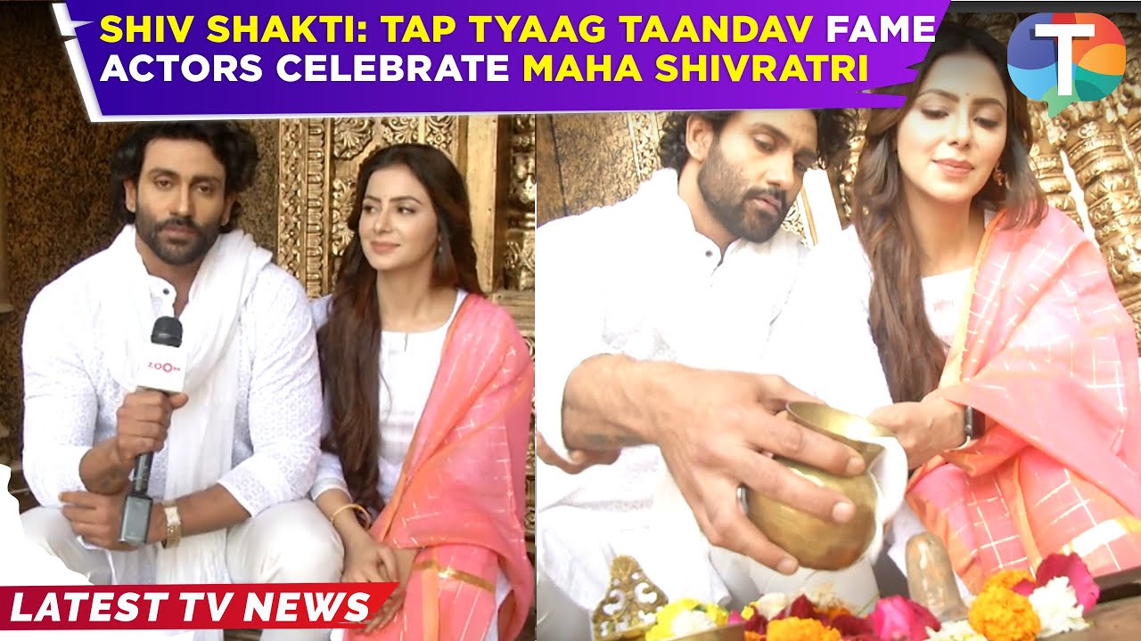 Shiv Shakti: Tap Tyaag Taandav fame actors Ram Yashvardhan & Subha Rajput CELEBRATE Maha Shivratri