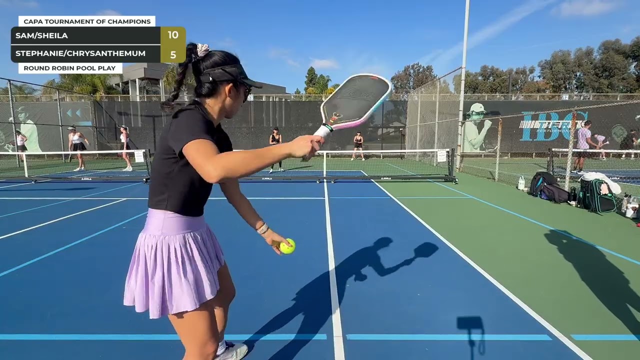 CAPA Tournament of Champions 2025 - Women's Doubles 4.5 8+ (Sheila/Sam vs. Stephanie/Chrysanthemum)