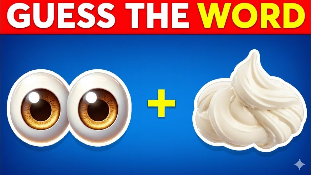 Guess The WORD By Emojis? 🤔💡 Emoji Quiz 2026