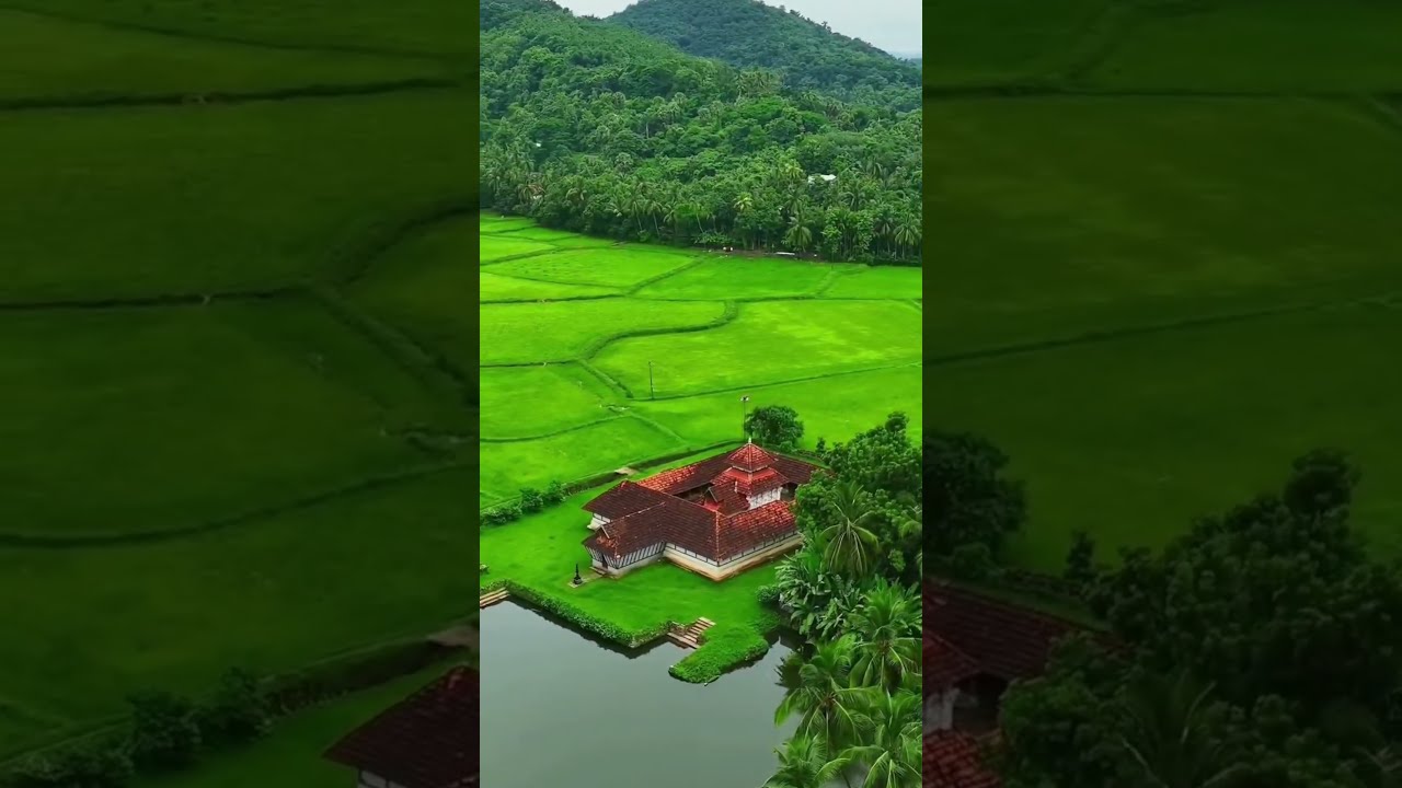 Ancient Temple in Palakkad Kerala .    