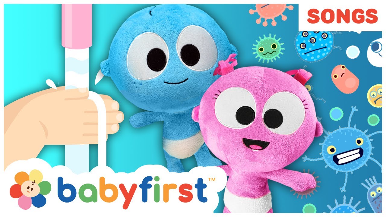 Wash Your Hands Song W Color Crew GooGoo & GaGa | kids Learning Healthy Habits Songs | Baby First TV