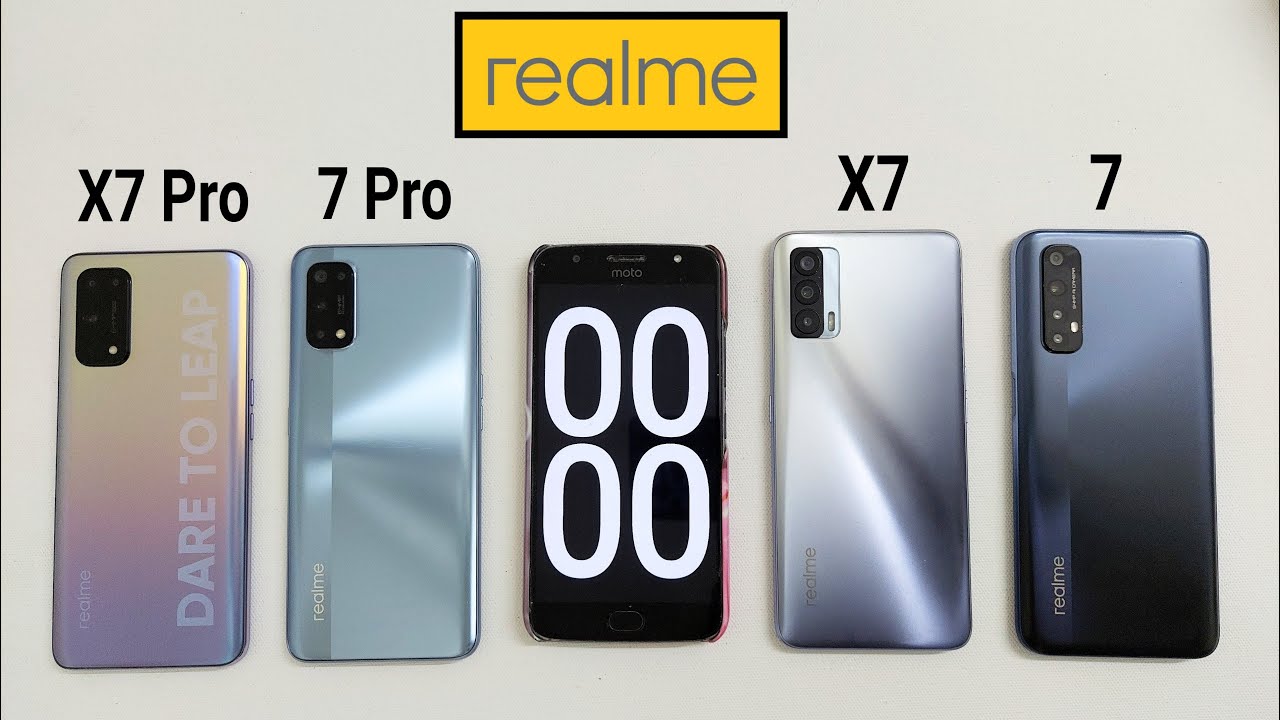 Realme Charging 👑 | Realme X7 Pro vs Realme X7 vs Realme 7 Pro vs Realme 7 | 65W vs 50W vs 30W!