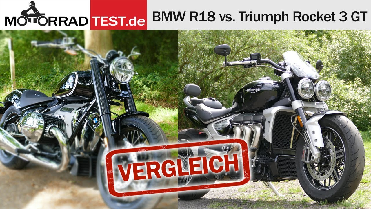 BMW R18 vs. Triumph Rocket 3 | Vergleich der neuen Power-Cruiser aus 2020