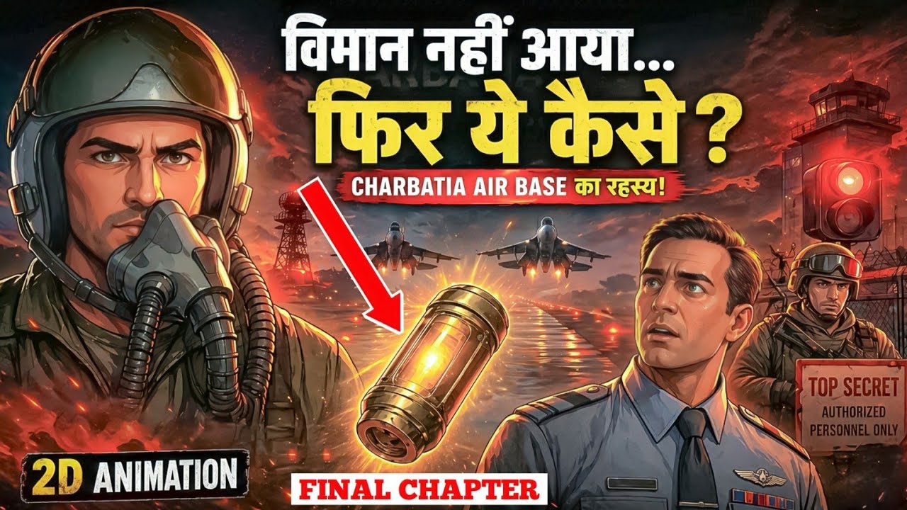 Charbatia Air Base का सबसे बड़ा रहस्य | Why Files Are Still Sealed | 2d Animation