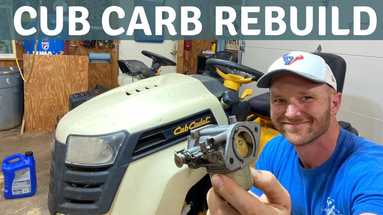 Kohler Carburetor Cleaning on Cub Cadet GTX1054 Mower