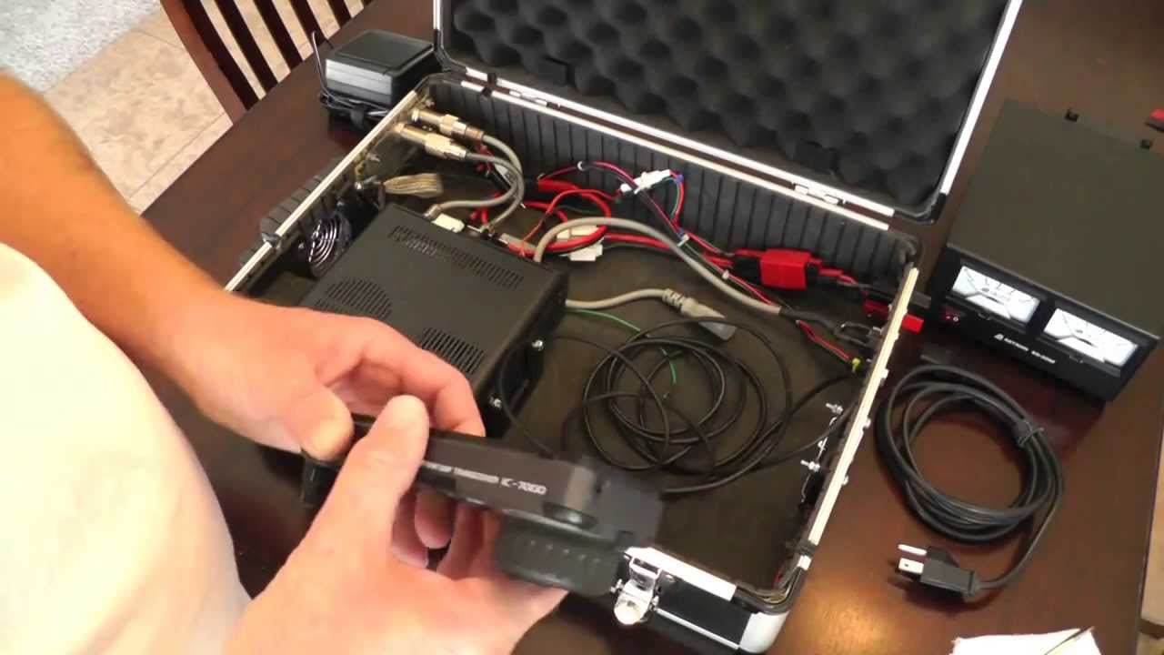 Icom 7000 in a Ventilated Box for Base, Mobile, or Portable Use - Overview