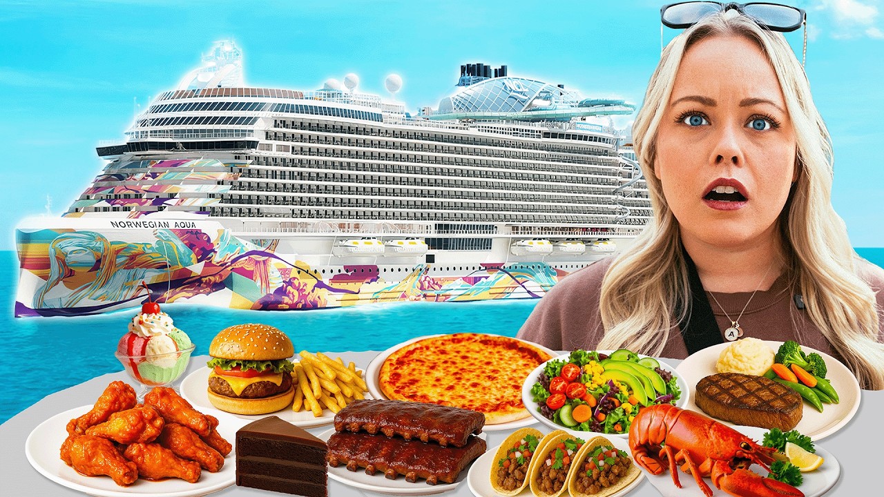 $20 vs $200 Cruise Ship Food: WORTH IT or TOTAL SCAM?? | NCL Aqua