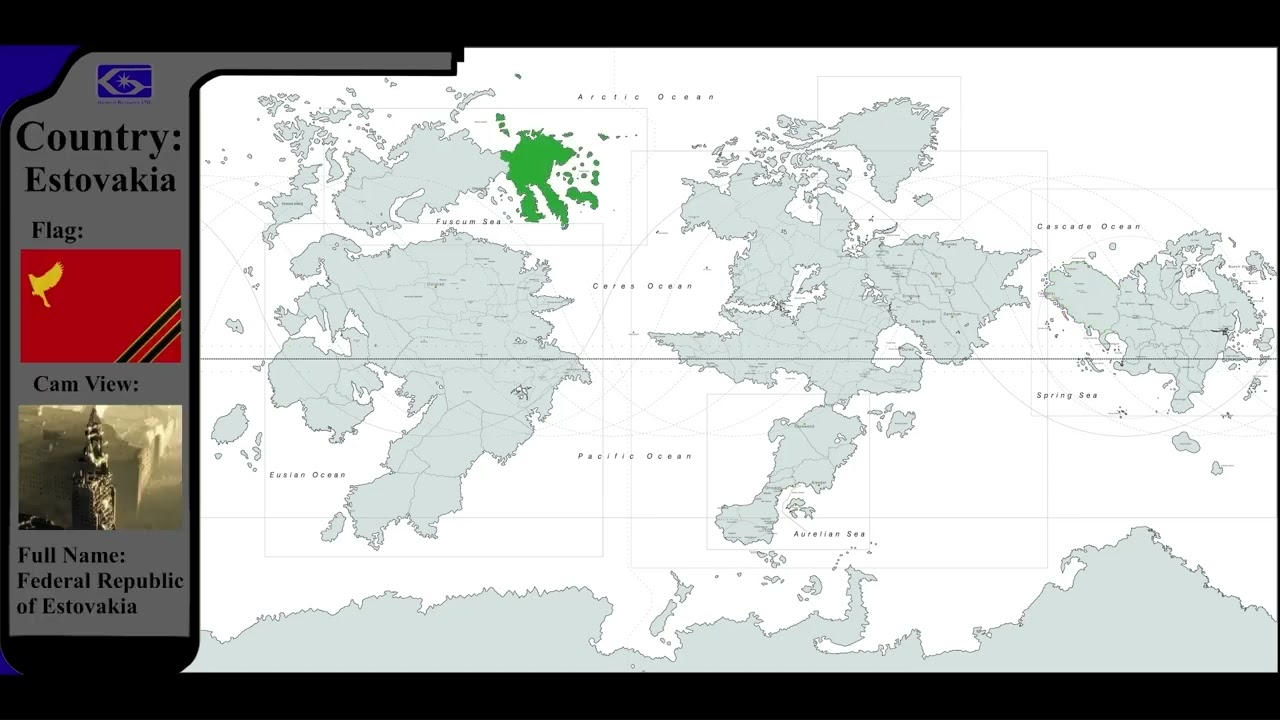 All Countries of Ace Combat's Strangereal World