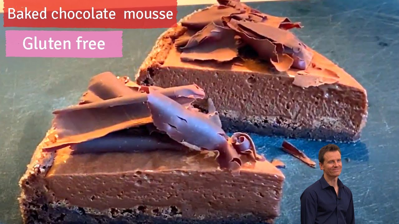 Baked chocolate mousse, Gateau Marcel