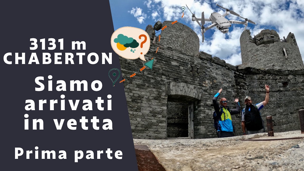 3131 metri - Monte Chaberton con il drone