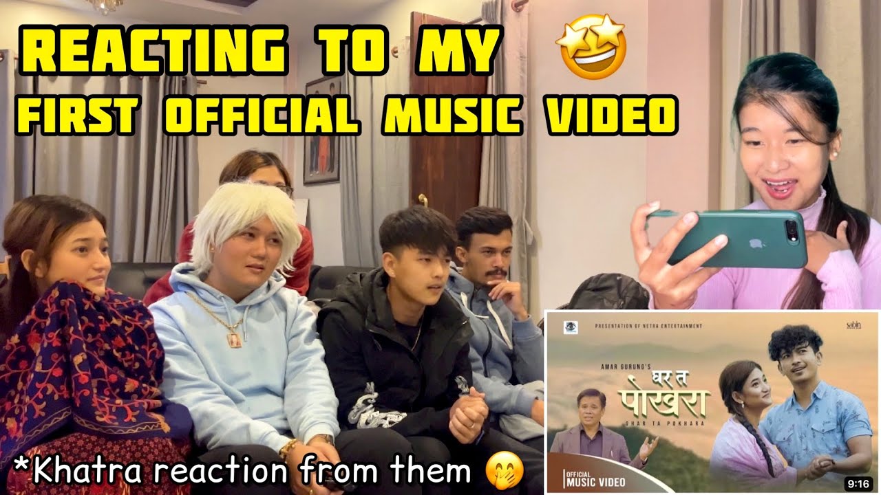 FAMILY REACTING TO MY FIRST OFFICIAL MUSIC VIDEO😍 || it’s me Muskan ||