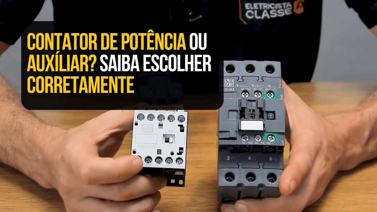 Contator de Pot&ecirc;ncia vs Auxiliar: Diferen&ccedil;as Cruciais!