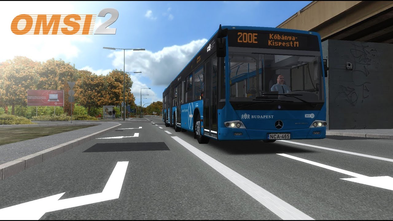 OMSI 2 | 200E | Liszt Ferenc Repülőtér 2 - Kőbánya Kispest M | Mercedes-Benz Conecto | BKK Futár