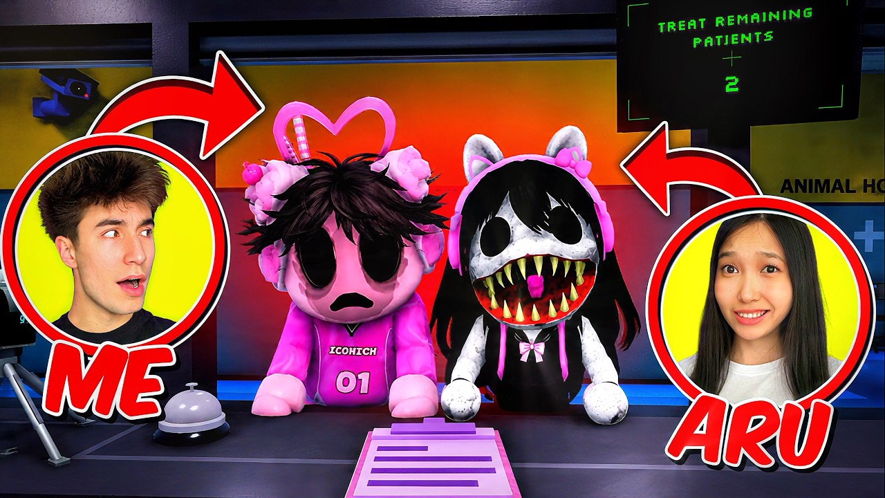 We Got ADDED As ANOMALIES In ROBLOX ANIMAL HOSPITAL... [FT. @uwucutesingle ]