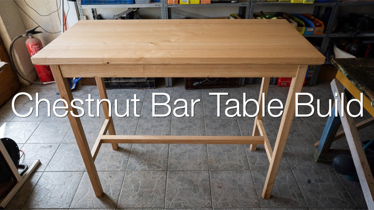 Chestnut Bar Table Build