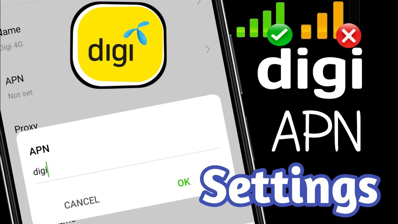 Digi 4G APN Settings for Android | High Speed APN Settings 4G-5G