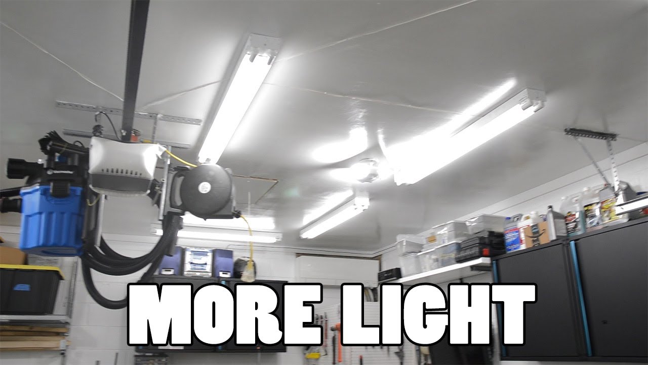 Installed some shop LIGHTS - 43,000 LUMENS