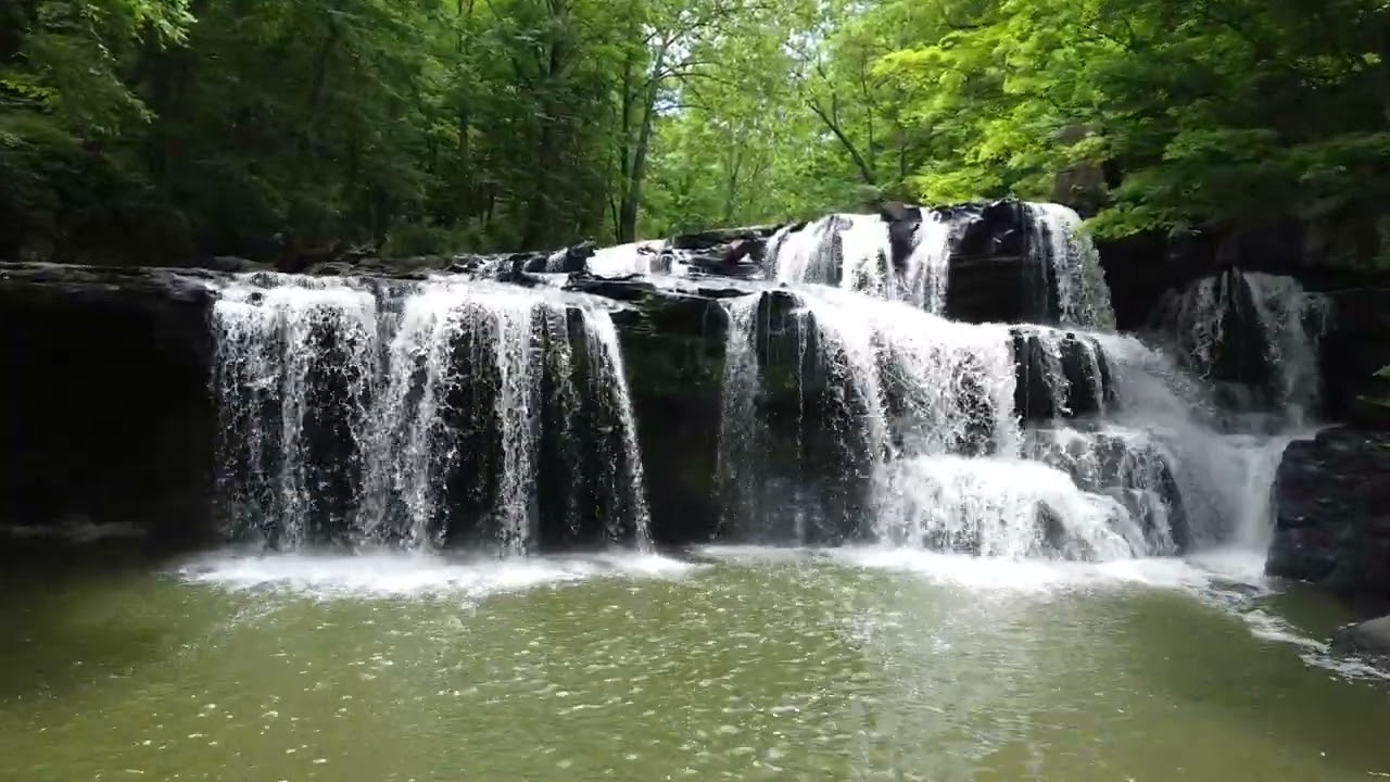 brush creek falls drone video