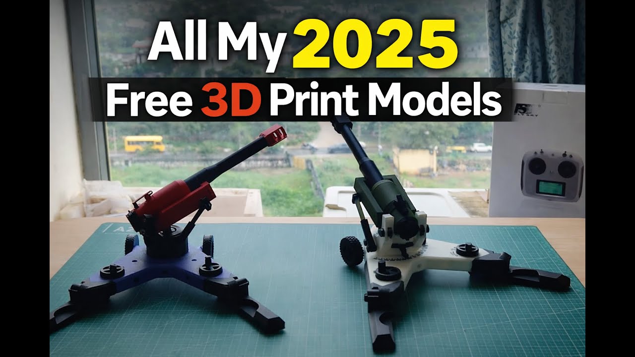 All My 2025 Free 3d models | 3d printing | Mechanical Prints
