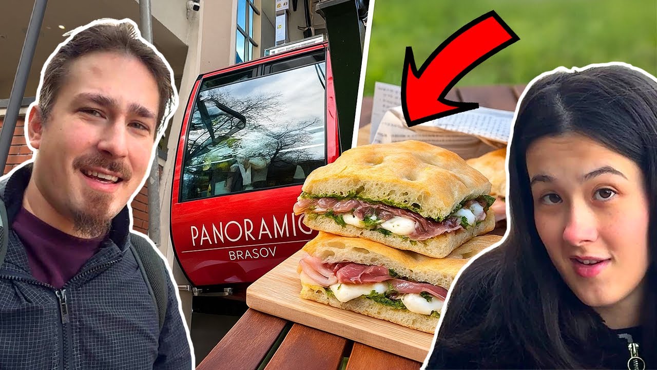 Telecabina Panoramic & Sandwich Italian (O SOLE MIO) în Brașov! 🚠🥪