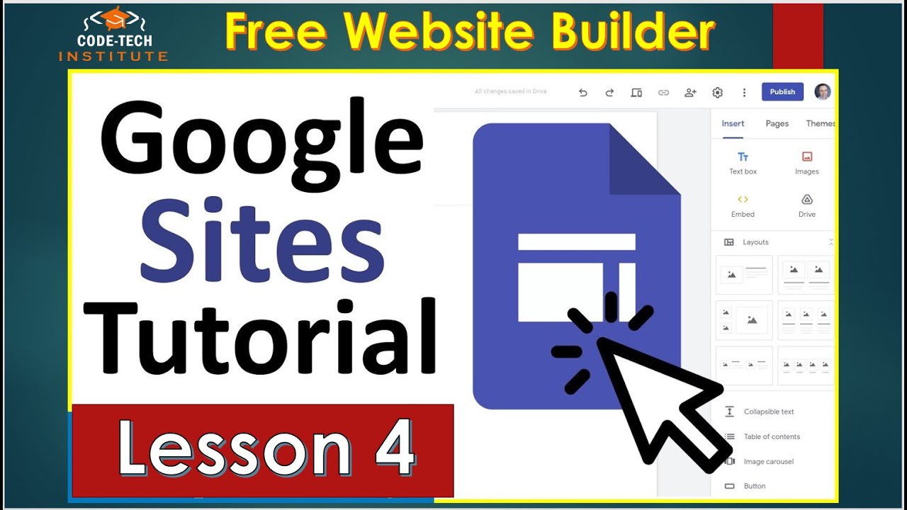 Google Sites Tutorial for Beginners | Build professional websites for free | No Code!