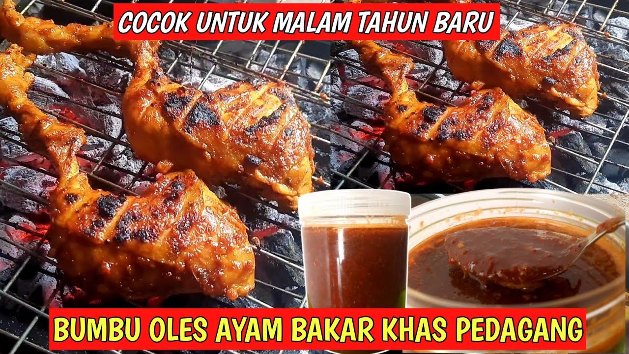 RESEP TERBARU CARA MEMBUAT BUMBU OLES AYAM BAKAR ALA PEDAGANG
