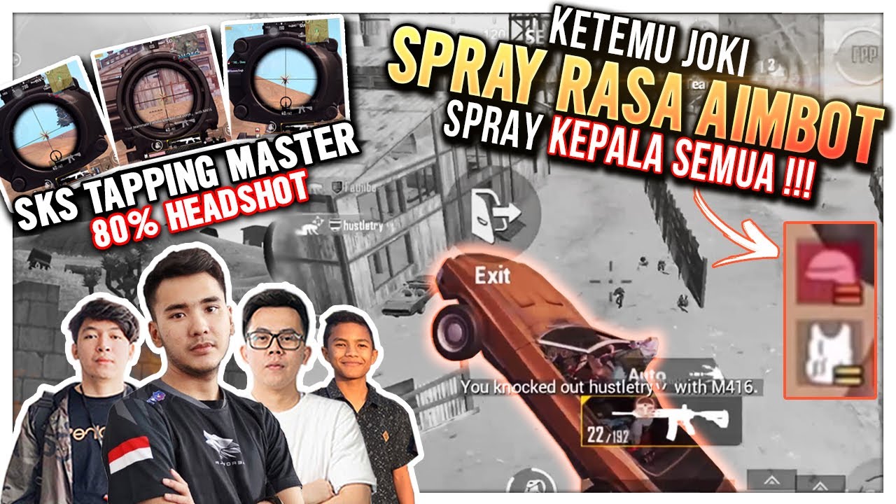 GAADA OBAT !!! KETEMU SQUAD AIM GILA GILAAN SPRAY M4 KEPALA SEMUA !! PUBG MOBILE | Ryan Prakasha
