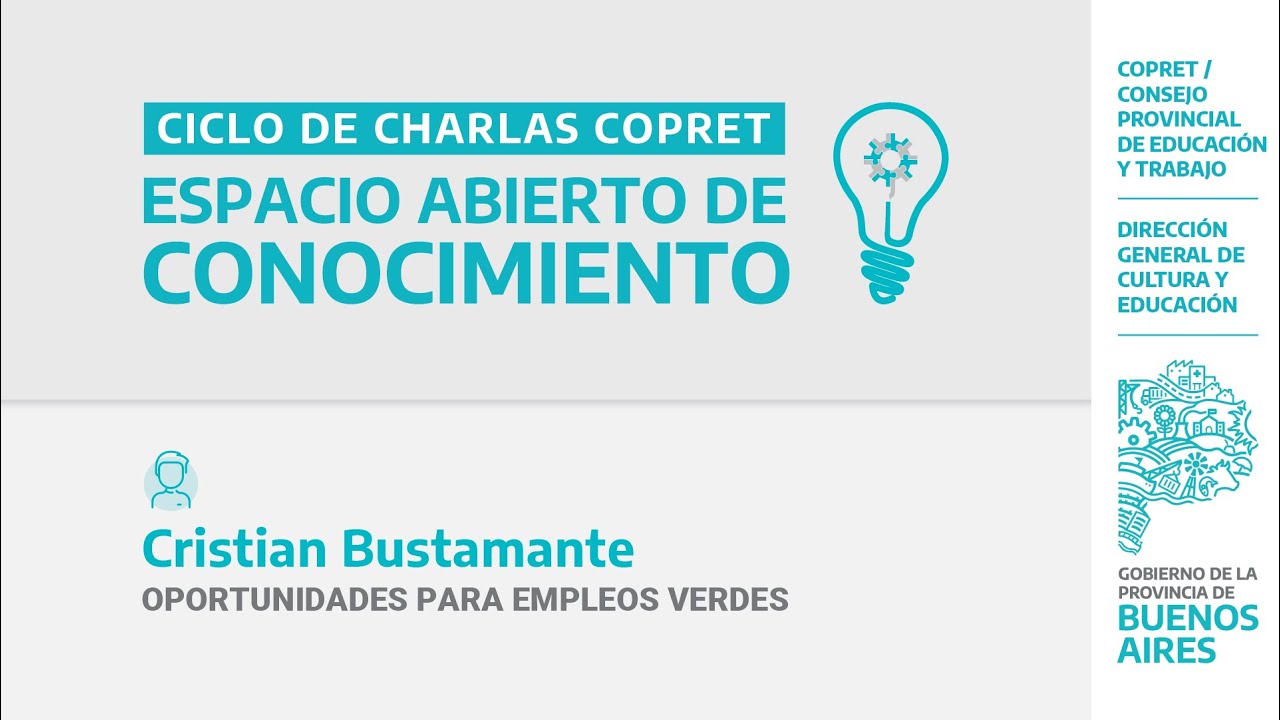 Emisión en directo de BAeducación - Ciclo de Charlas COPRET 